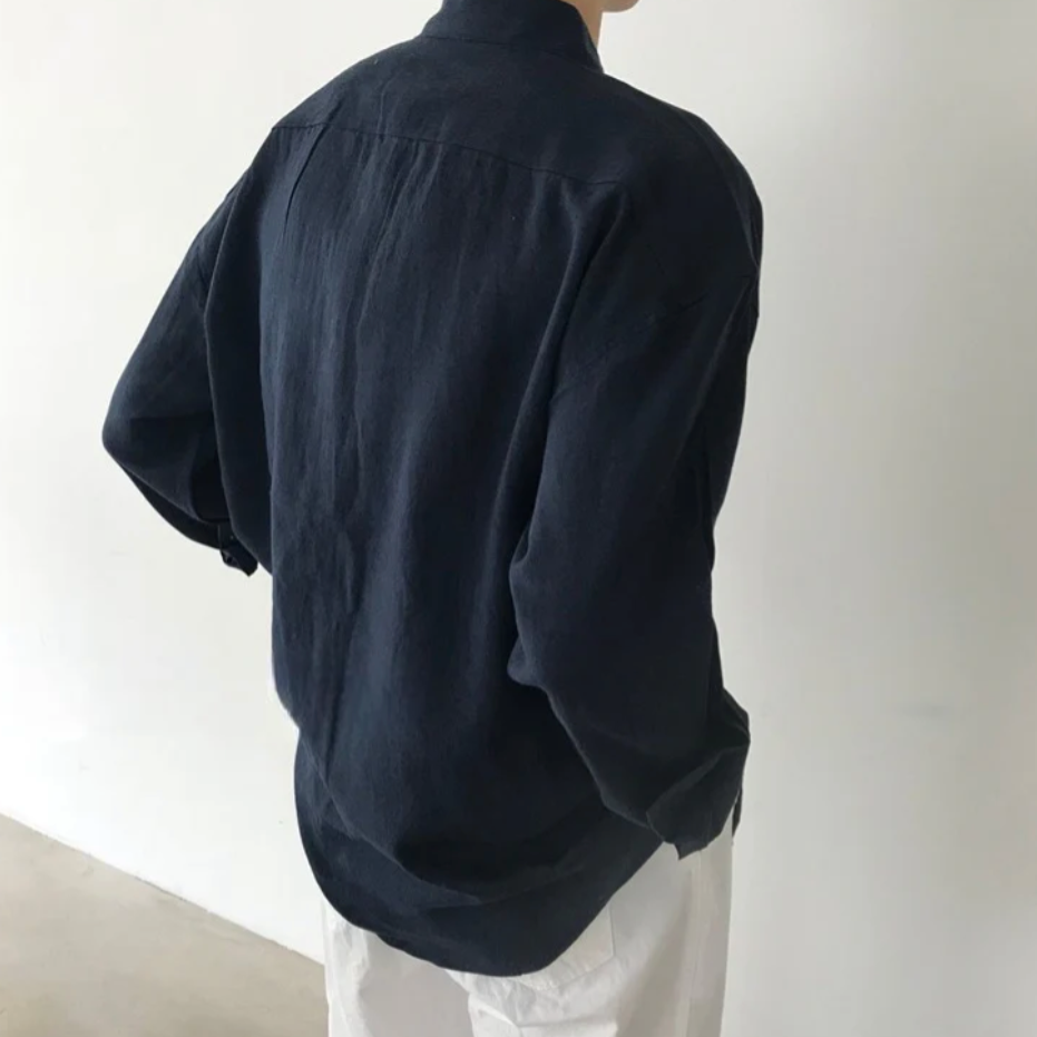 CONOR™™ | Men's Spargi Linen Pocket Shirt