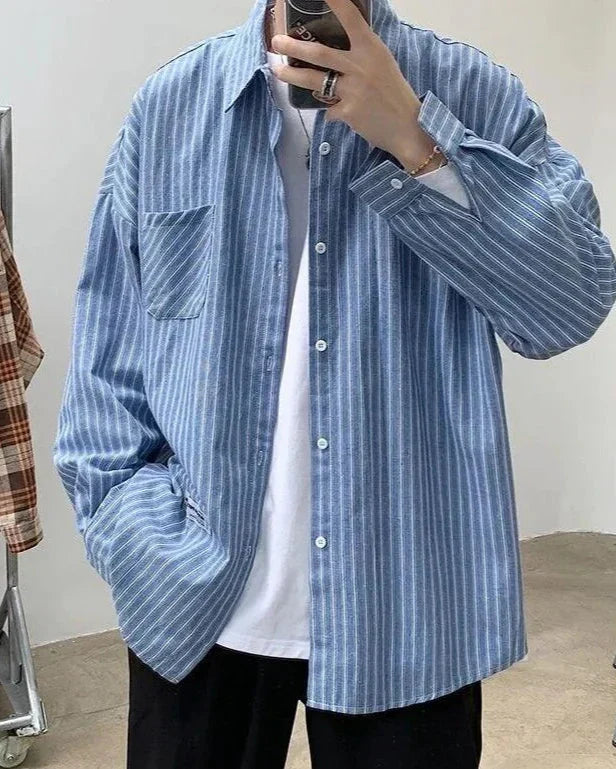 CONOR™ | OVERSIZED STRIPED SHIRT