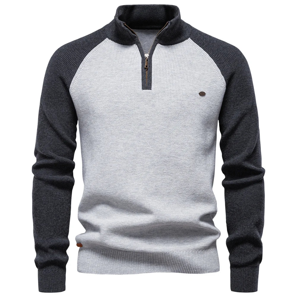CONOR™ | QUARTER ZIP SWEATER FOR MEN