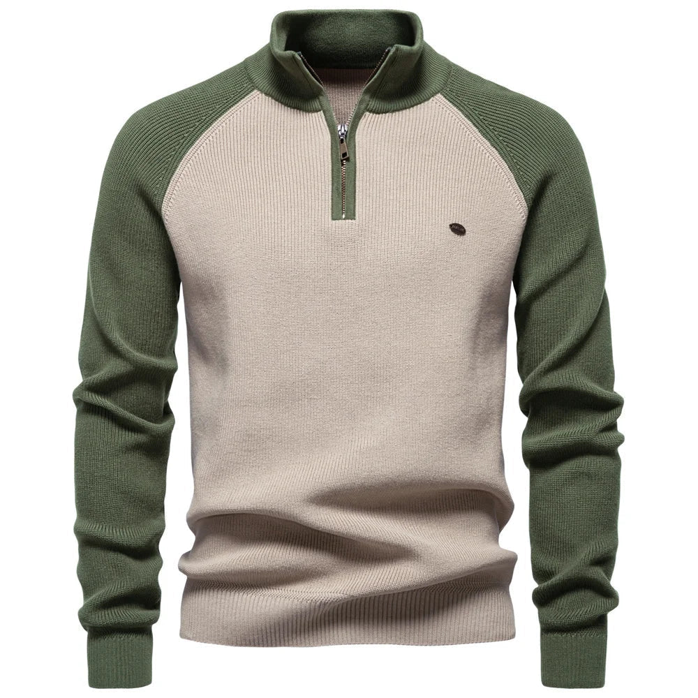 CONOR™ | QUARTER ZIP SWEATER FOR MEN