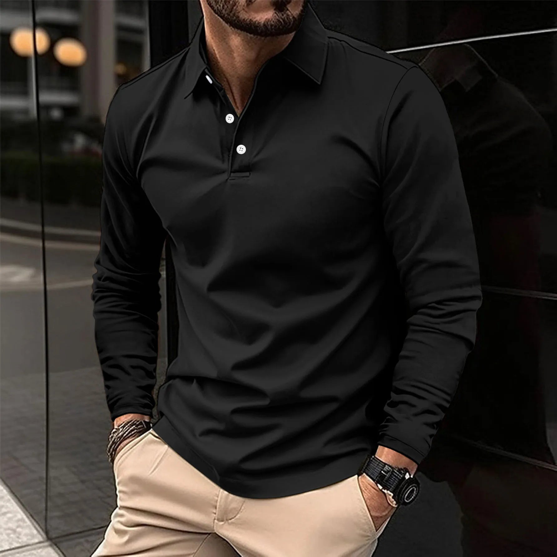 CONOR™™ | Collared Long-Sleeve