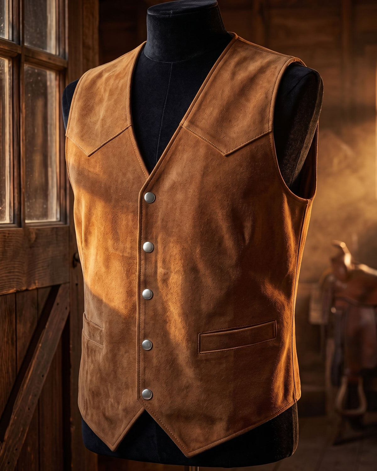 CONOR™ | Brushed Suede Look Vest