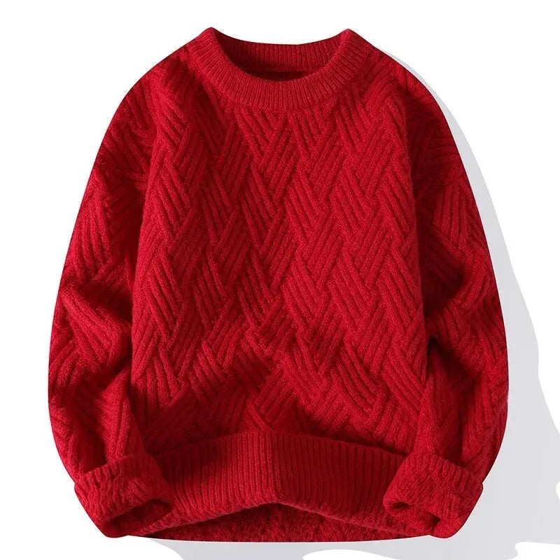 CONOR™ | Morgan Crewneck Patterned Sweater