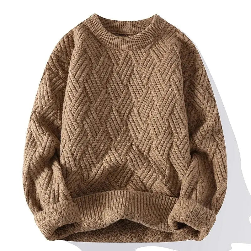 CONOR™ | Morgan Crewneck Patterned Sweater