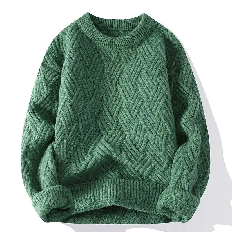 CONOR™ | Morgan Crewneck Patterned Sweater