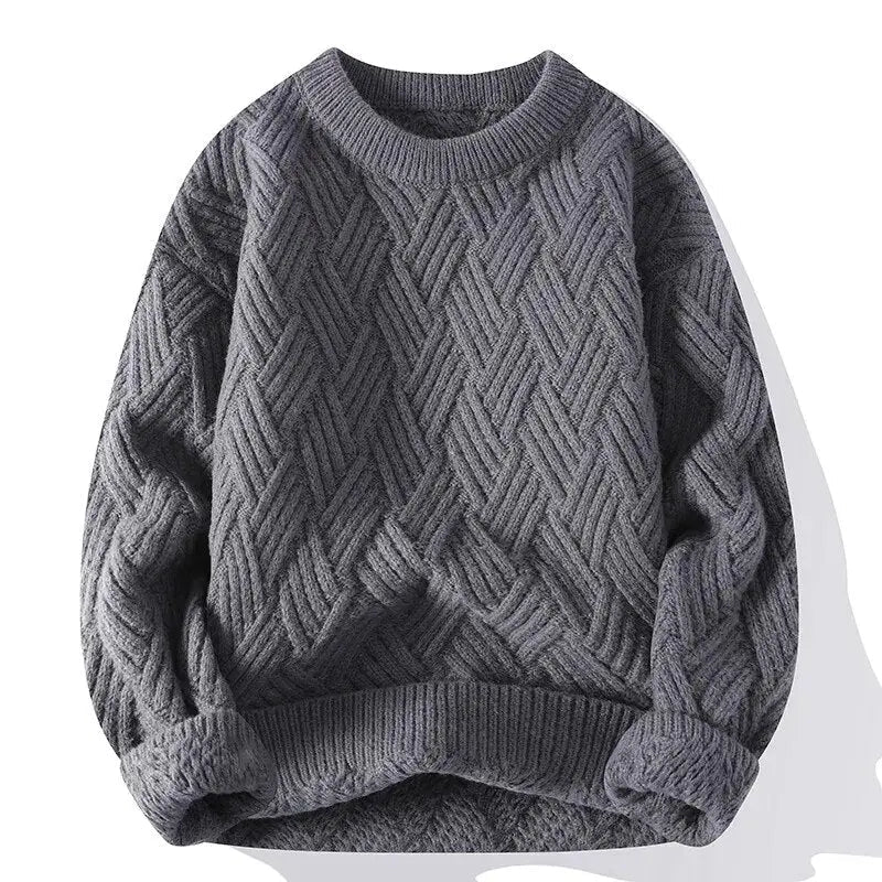 CONOR™ | Morgan Crewneck Patterned Sweater