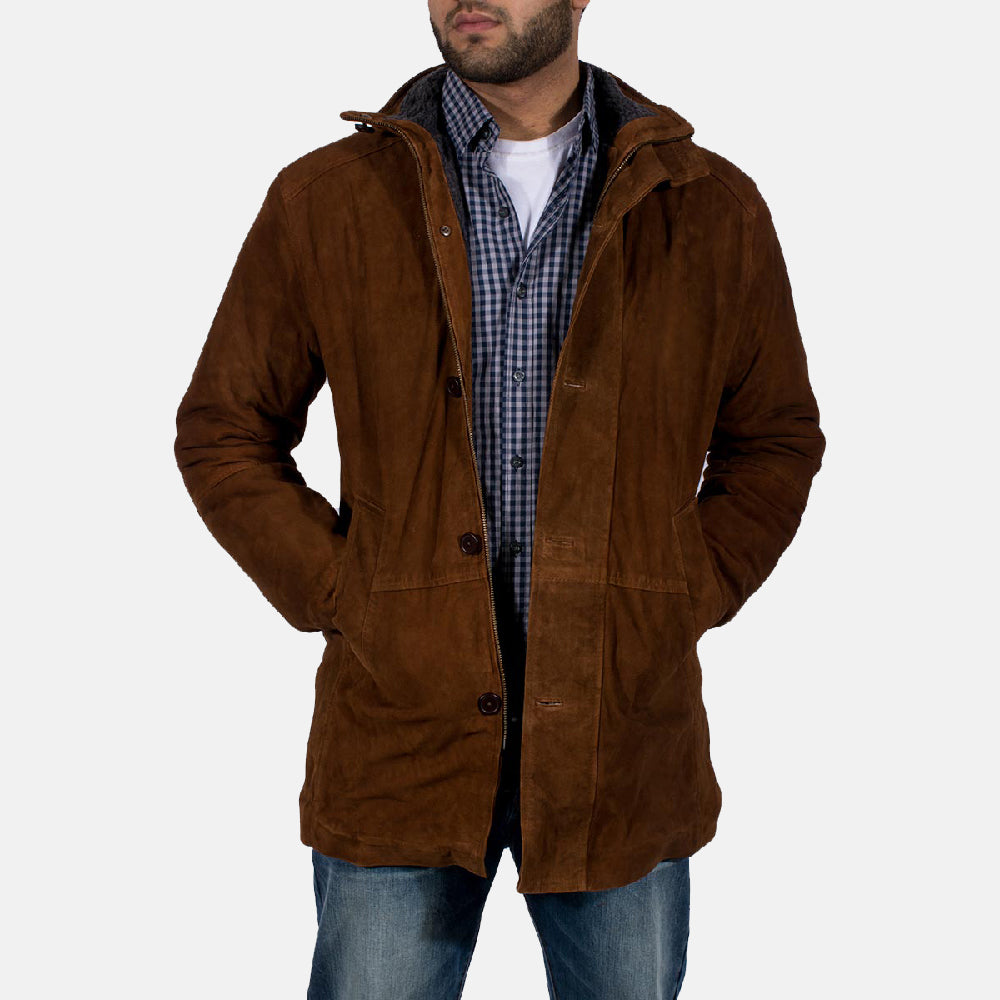 CONOR™ | Sheriff Brown Suede Jacket