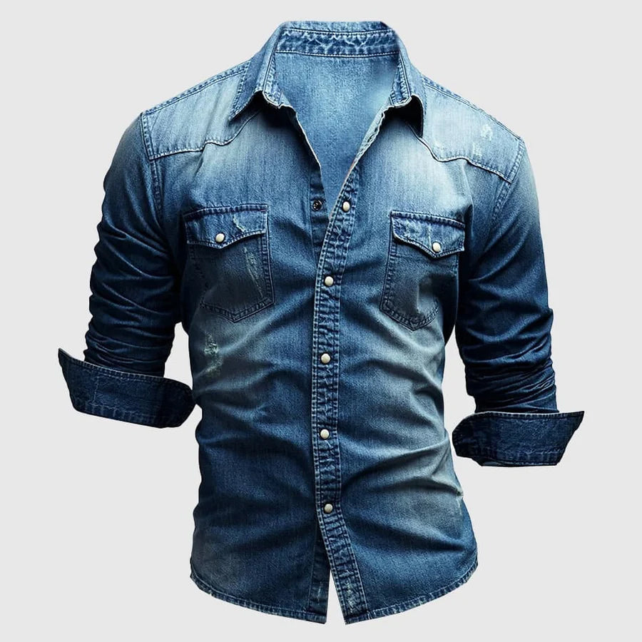 CONOR™™ | Slim-Fit Denim Shirt