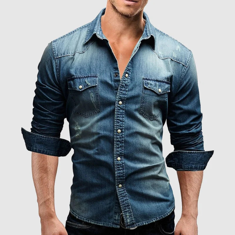 CONOR™™ | Slim-Fit Denim Shirt