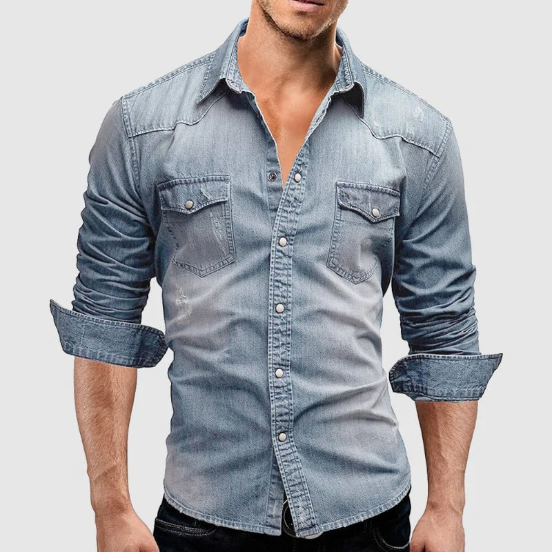 CONOR™™ | Slim-Fit Denim Shirt