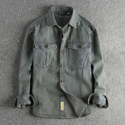 CONOR™™ | Striped Denim Shirt