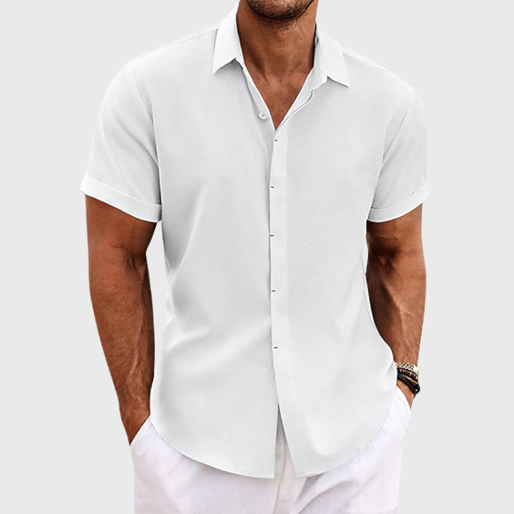 CONOR™™ | Linen Short-Sleeve