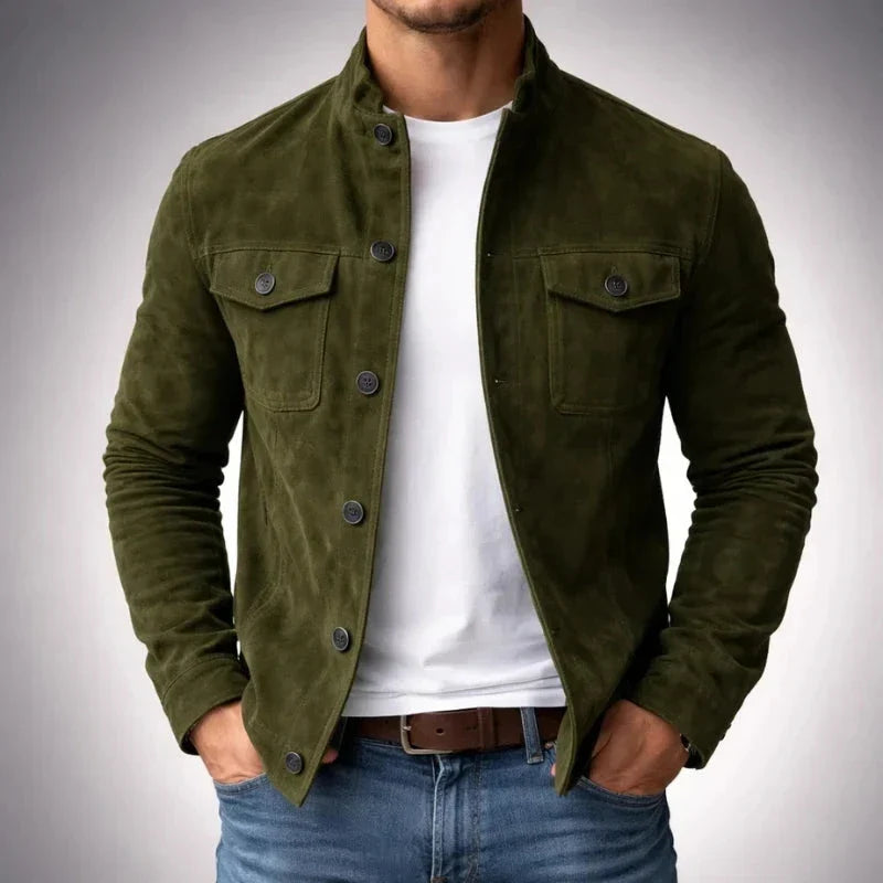 CONOR™ | Vintage Suede Utility Jacket