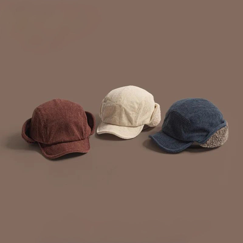 CONOR™ | Frostline Corduroy Earflap Cap