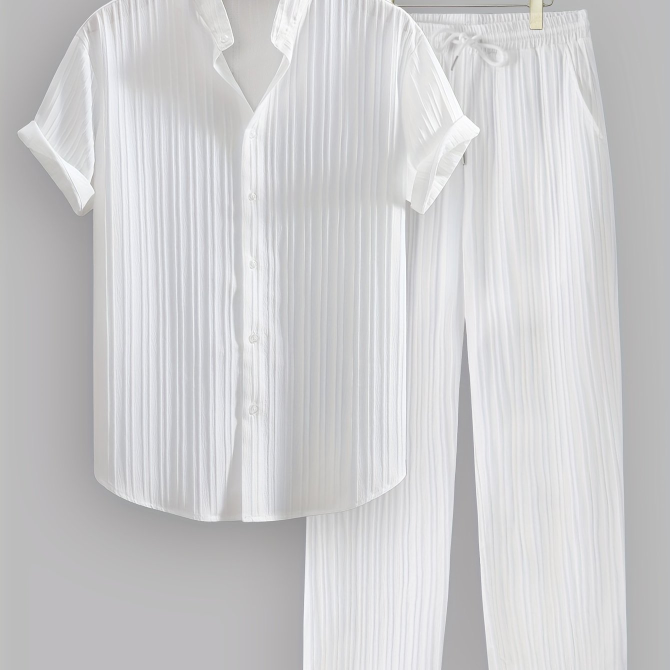 CONOR™™ | Men's Ribbed Fabric Co-Ord Set