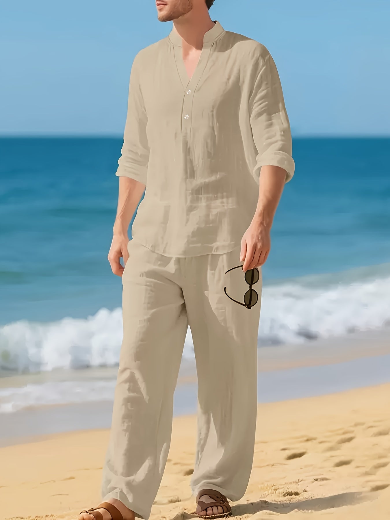 CONOR™™ | Men's Coords Woven Linen