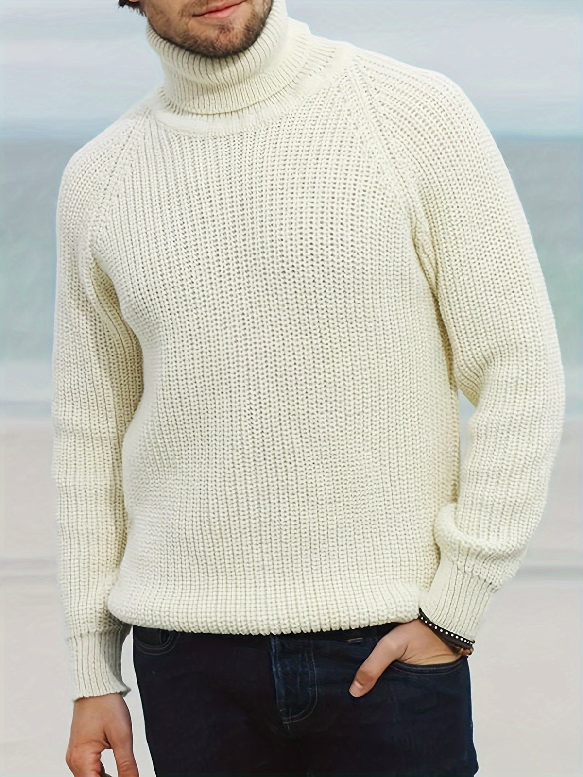 CONOR™ | Alexander Warm Knitted Turtleneck Sweater for Winter