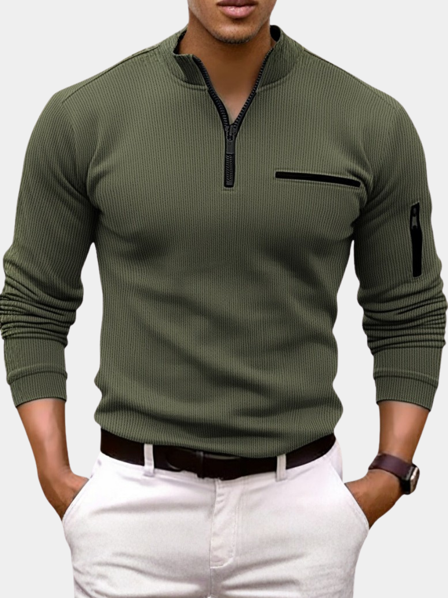 CONOR™ | ZIP COLLAR SHIRT FOR MEN