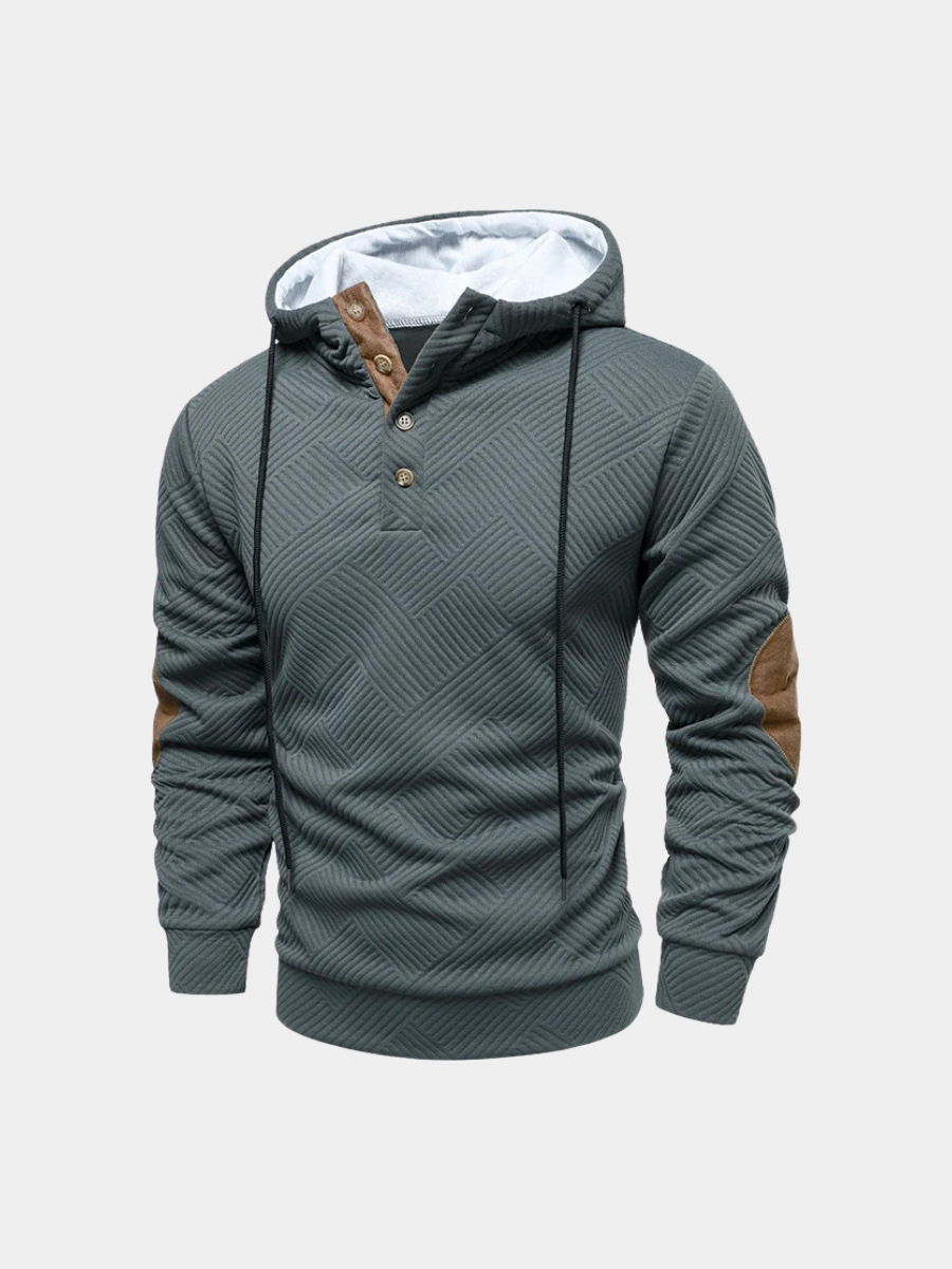 CONOR™ | HALF-BUTTON SWEATER
