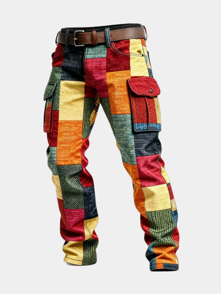 CONOR™ | PATCHWORK CARGO PANTS