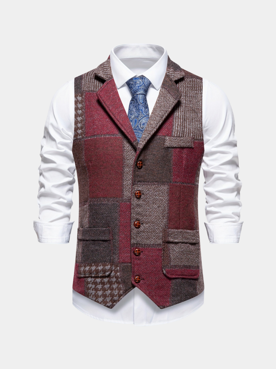CONOR™ | FORMAL TWEED VEST FOR MEN
