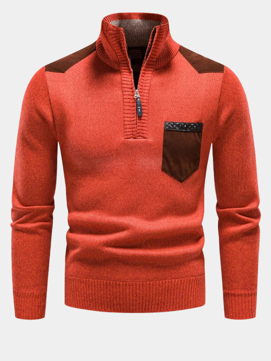 CONOR™ | MEN'S FLEECE SWEATER WITH ZIP
