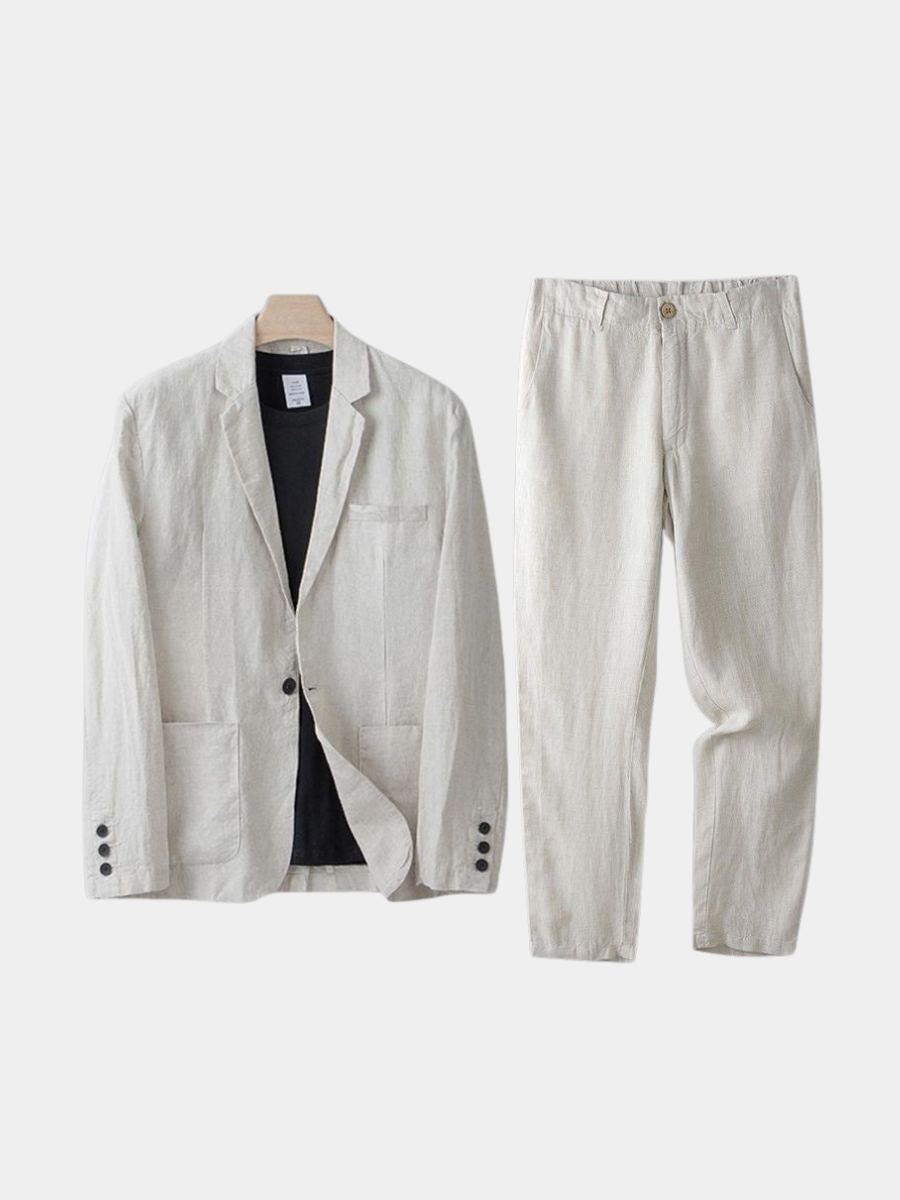 CONOR™™ | Men's Linen-Cotton Suit