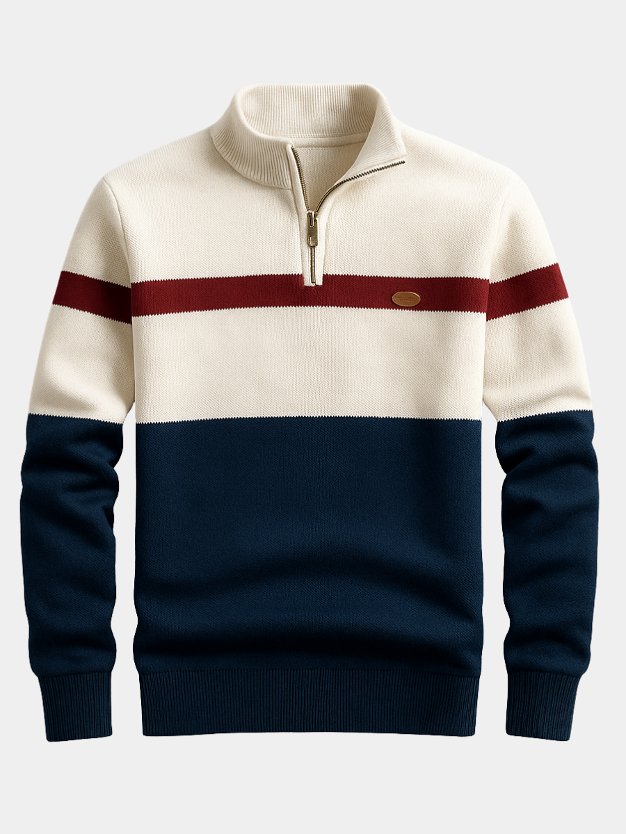 CONOR™ | MEN'S PULLOVER WITH ZIP COLLAR