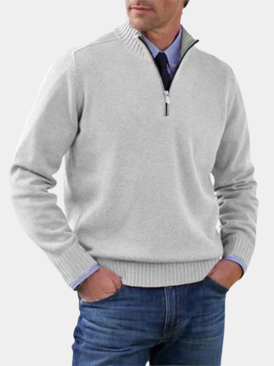 CONOR™ | CASUAL HALF-ZIP SWEATER