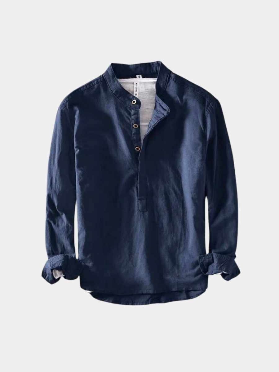 CONOR™ | MINIMALIST LINEN SHIRT
