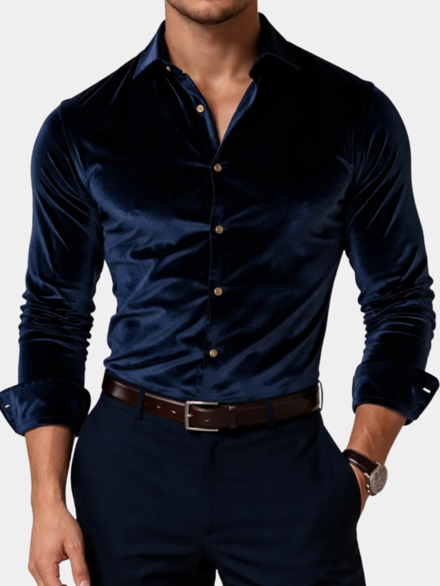 CONOR™ | VELVET SHIRT FOR MEN