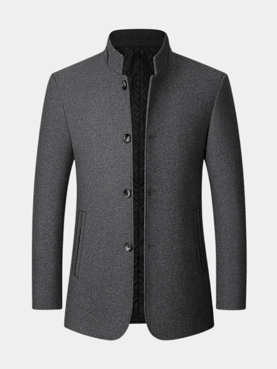 CONOR™™ | Men's Tailored Wool-Blend Overcoat