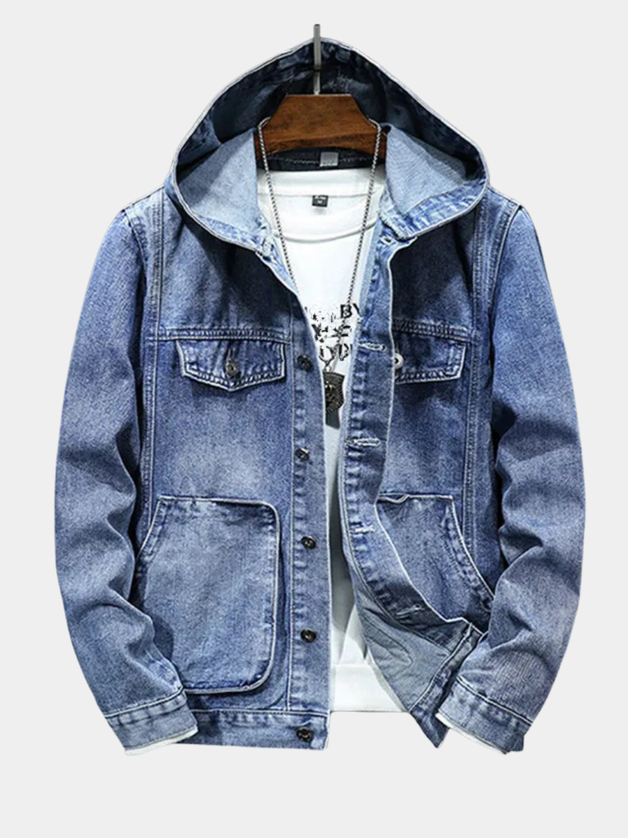 CONOR™ | RETRO DENIM HOODIE