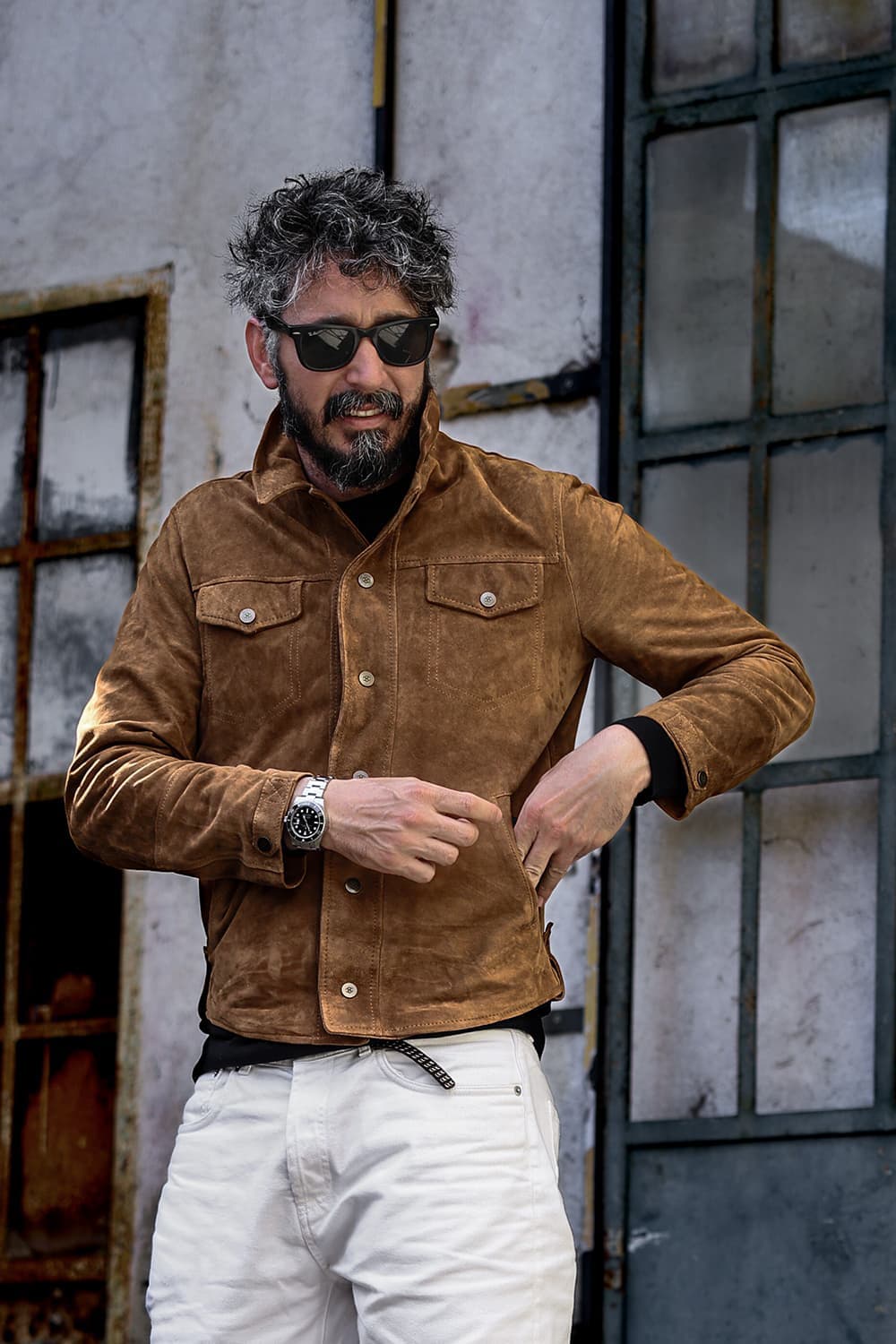 CONOR™ | Ale Suede Men's Jacket