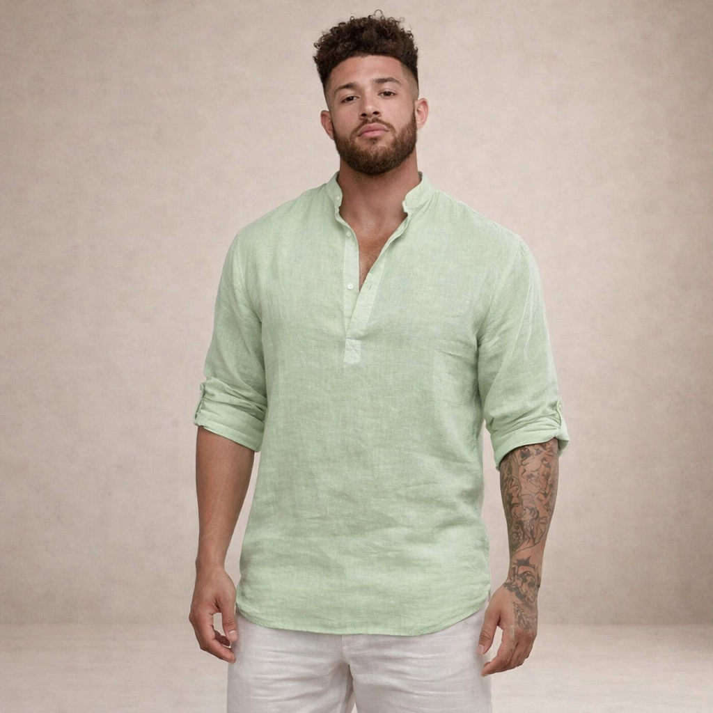CONOR™™ | Stand Collar Shirt