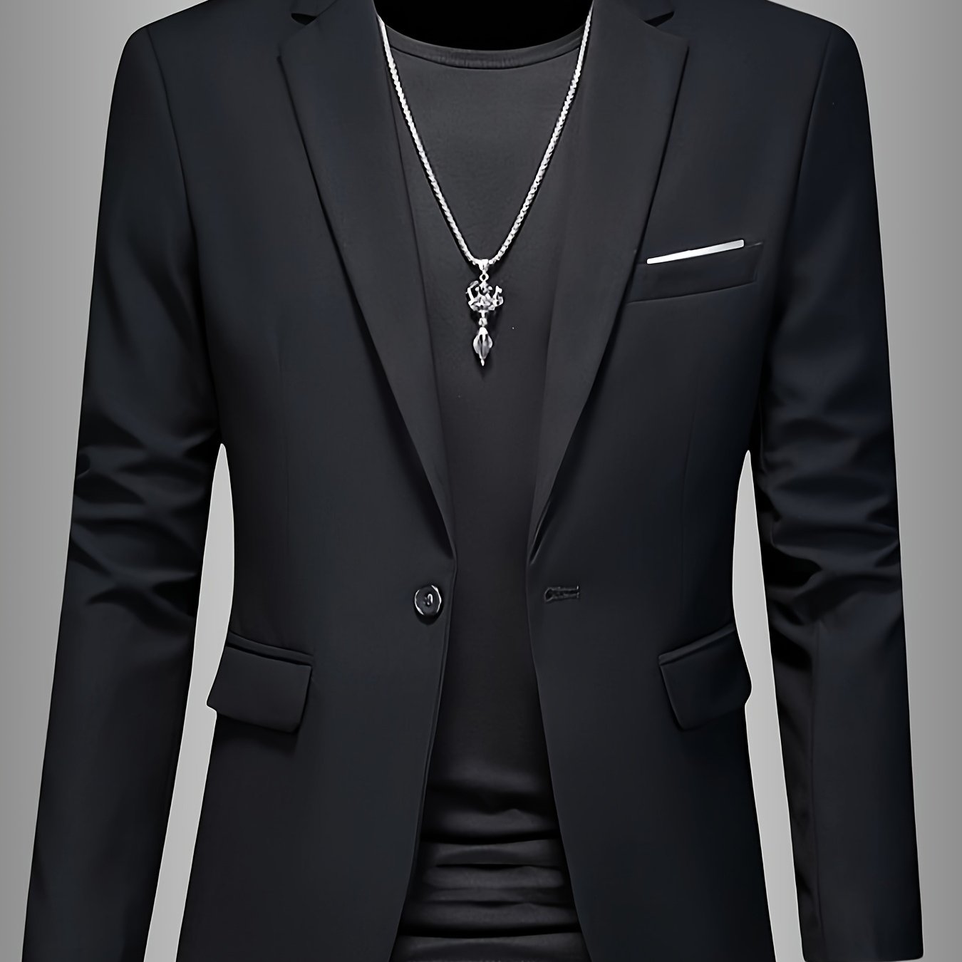 CONOR™| Men's Skinny-Fit Woven Blazer