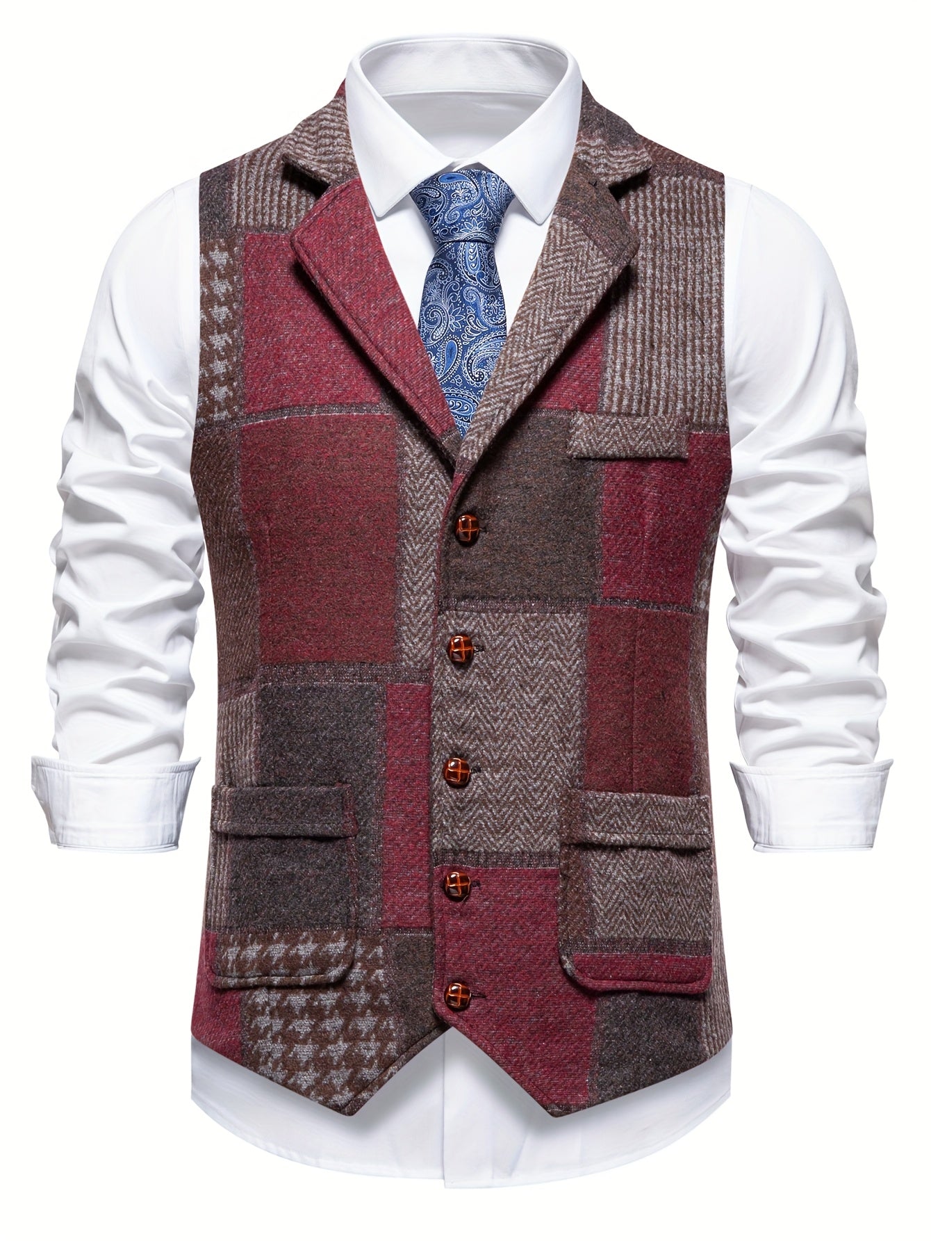 CONOR™ | FORMAL TWEED VEST FOR MEN