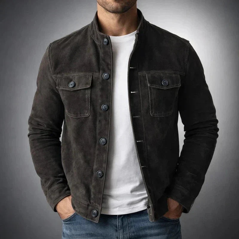 CONOR™ | Vintage Suede Utility Jacket