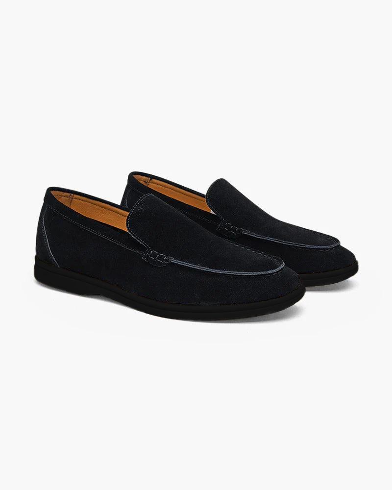 CONOR™ | Premium Suede Loafers - Black Soles