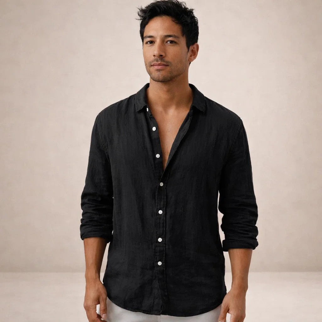 CONOR™™ | Open Collar Shirt