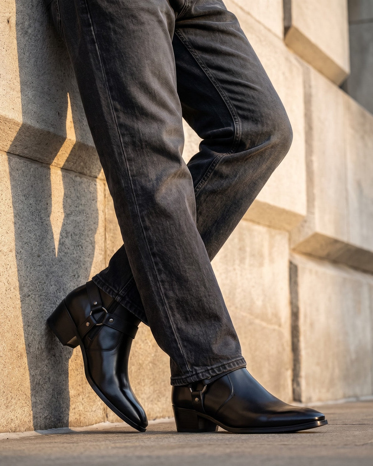 CONOR™ | Umberto Leather Harness Boot