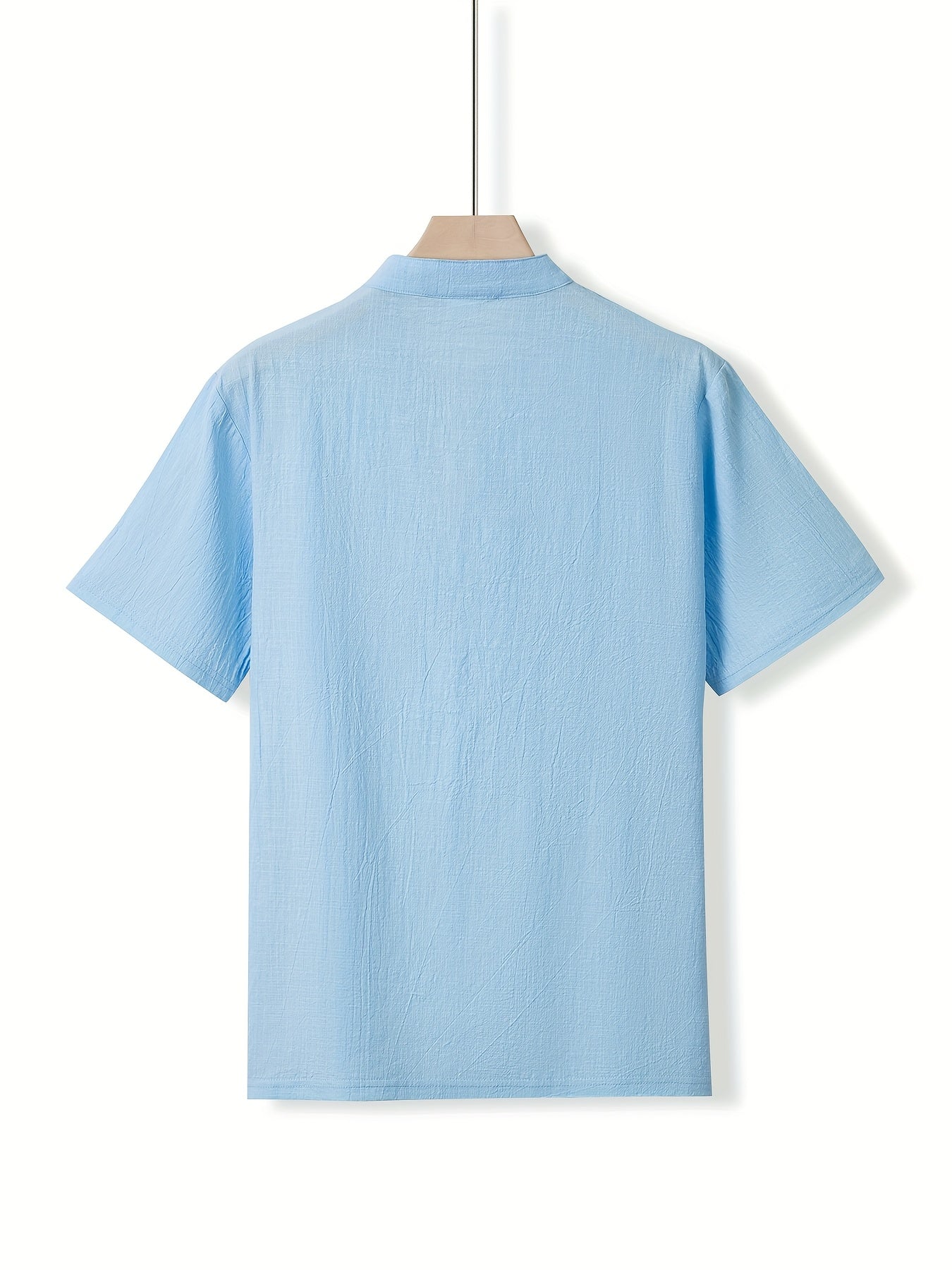 CONOR™™ | Men's Linen Henley Shirt