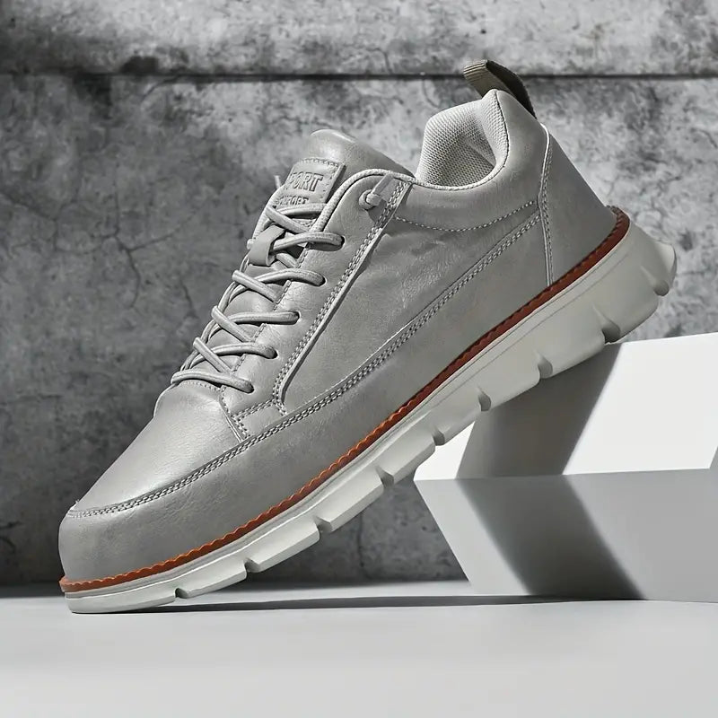 CONOR™™ | Men's Cushioned Leather Walking Sneakers