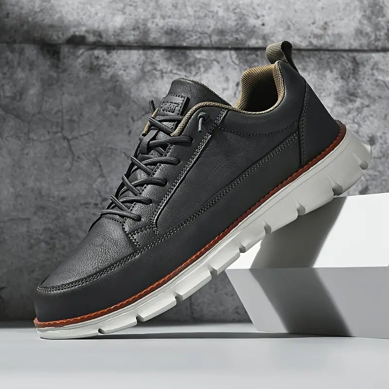 CONOR™ | LEATHER SNEAKERS WITH SUPPORT