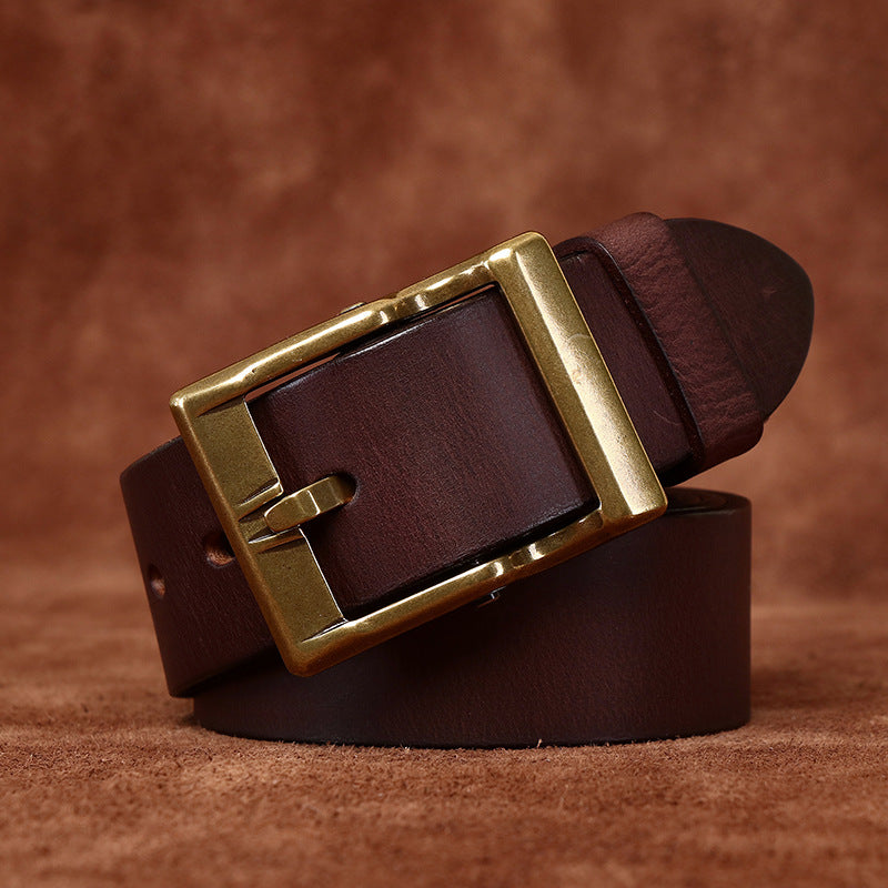 CONOR™ | Vintage Distressed Leather Belt