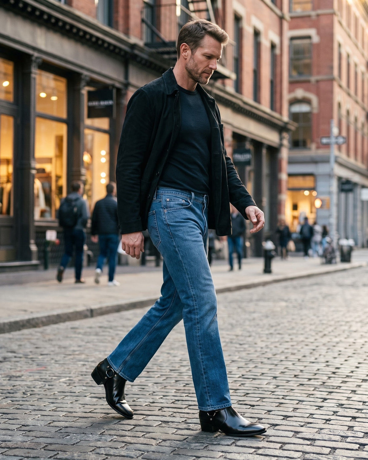 CONOR™ | Umberto Leather Harness Boot