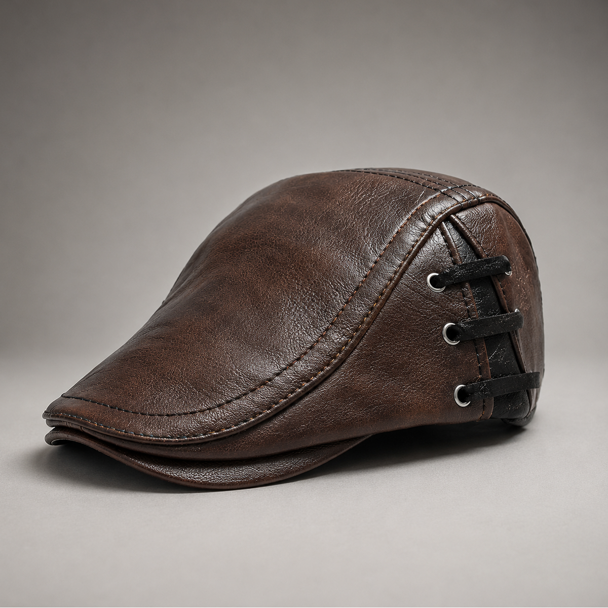 CONOR™ | Corbin Leather Driving Cap