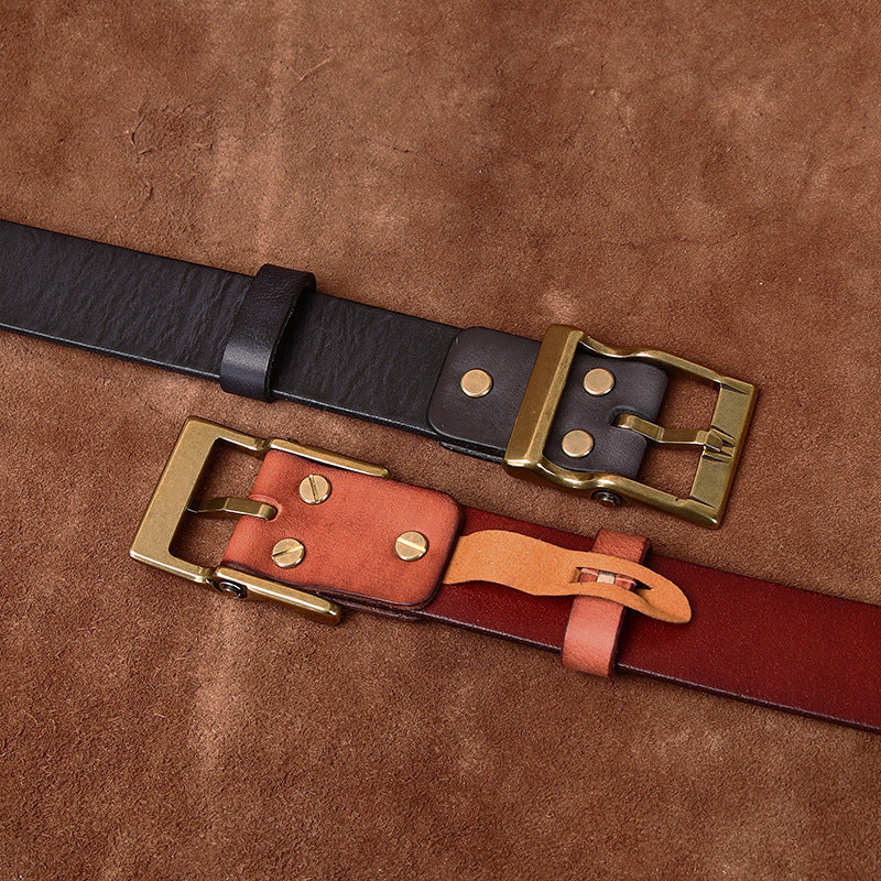 CONOR™ | Vintage Distressed Leather Belt