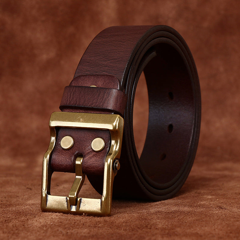 CONOR™ | Vintage Distressed Leather Belt