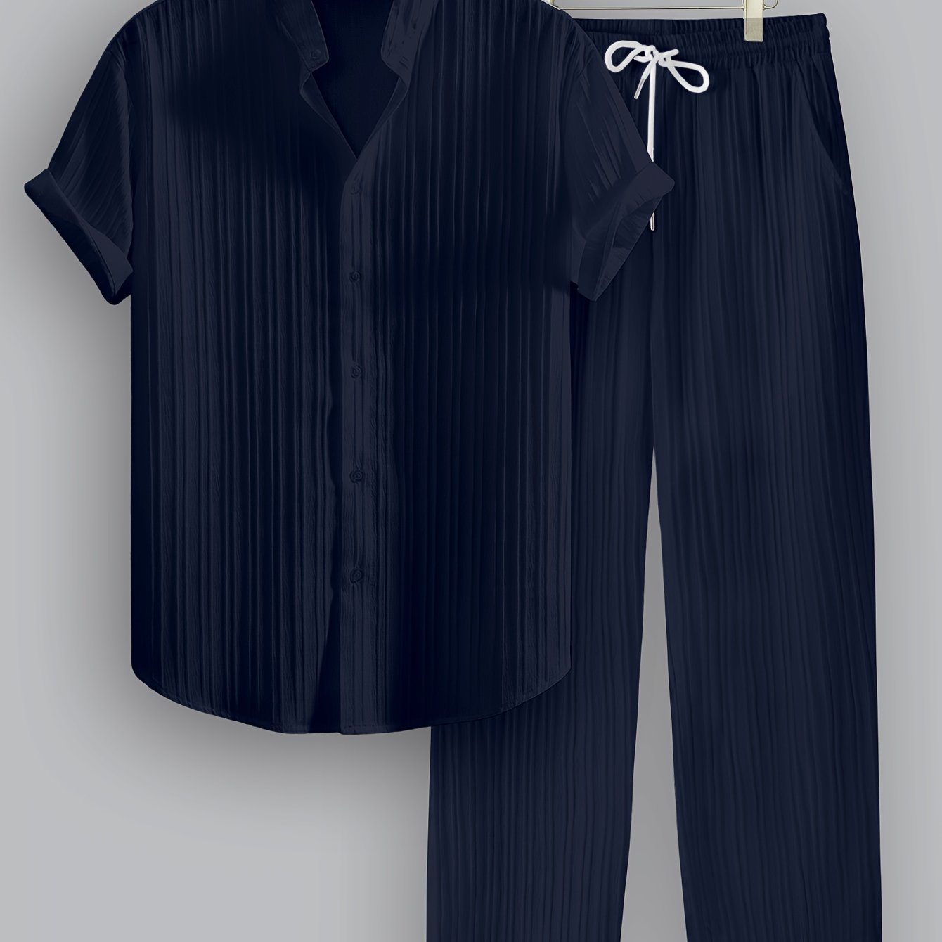 CONOR™™ | Men's Ribbed Fabric Co-Ord Set